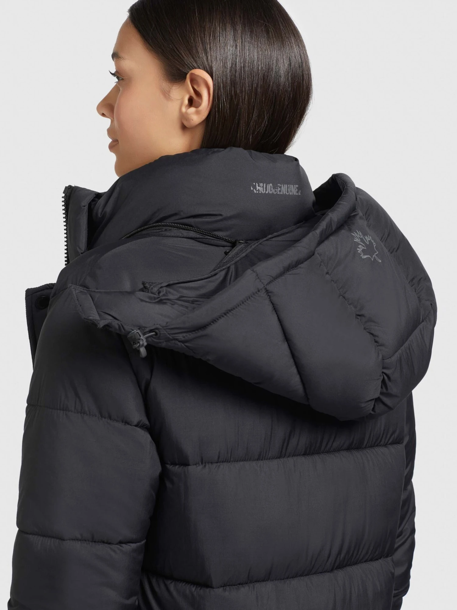 Khujo Wintermantels Wintermantel Corinna Dames Zwart 8 Khujo Wintermantels Wintermantel Corinna Dames Zwart - Image 8