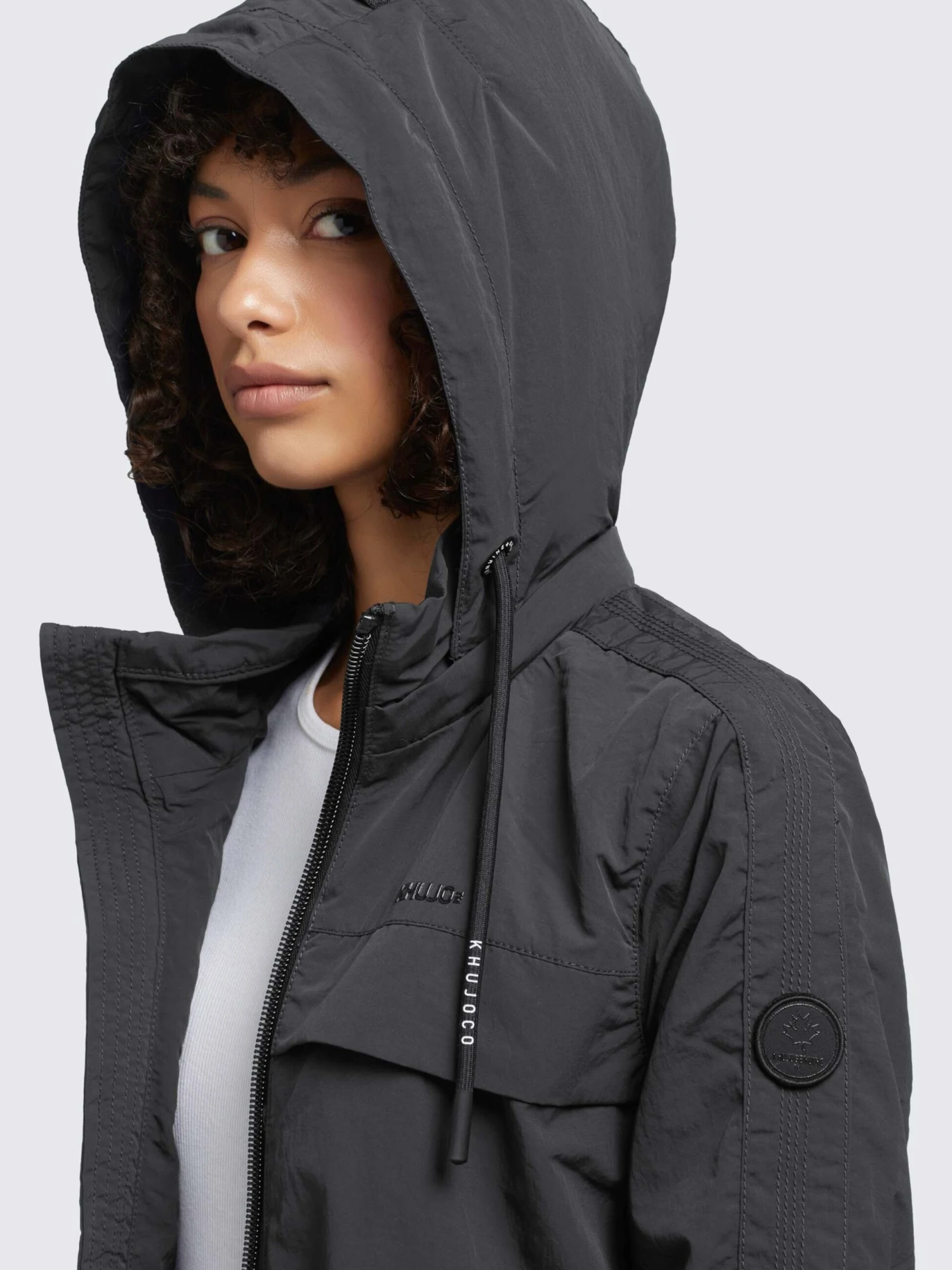 Khujo Tussenmantels Tussenmantel Voya3 Dames Zwart 7 Khujo Tussenmantels Tussenmantel Voya3 Dames Zwart - Image 7