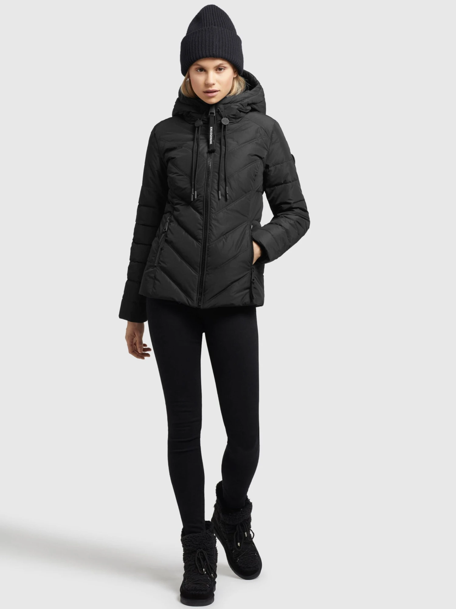 Khujo Tussenjassen Tussenjas Stern Dames Zwart 3 Khujo Tussenjassen Tussenjas Stern Dames Zwart - Image 3