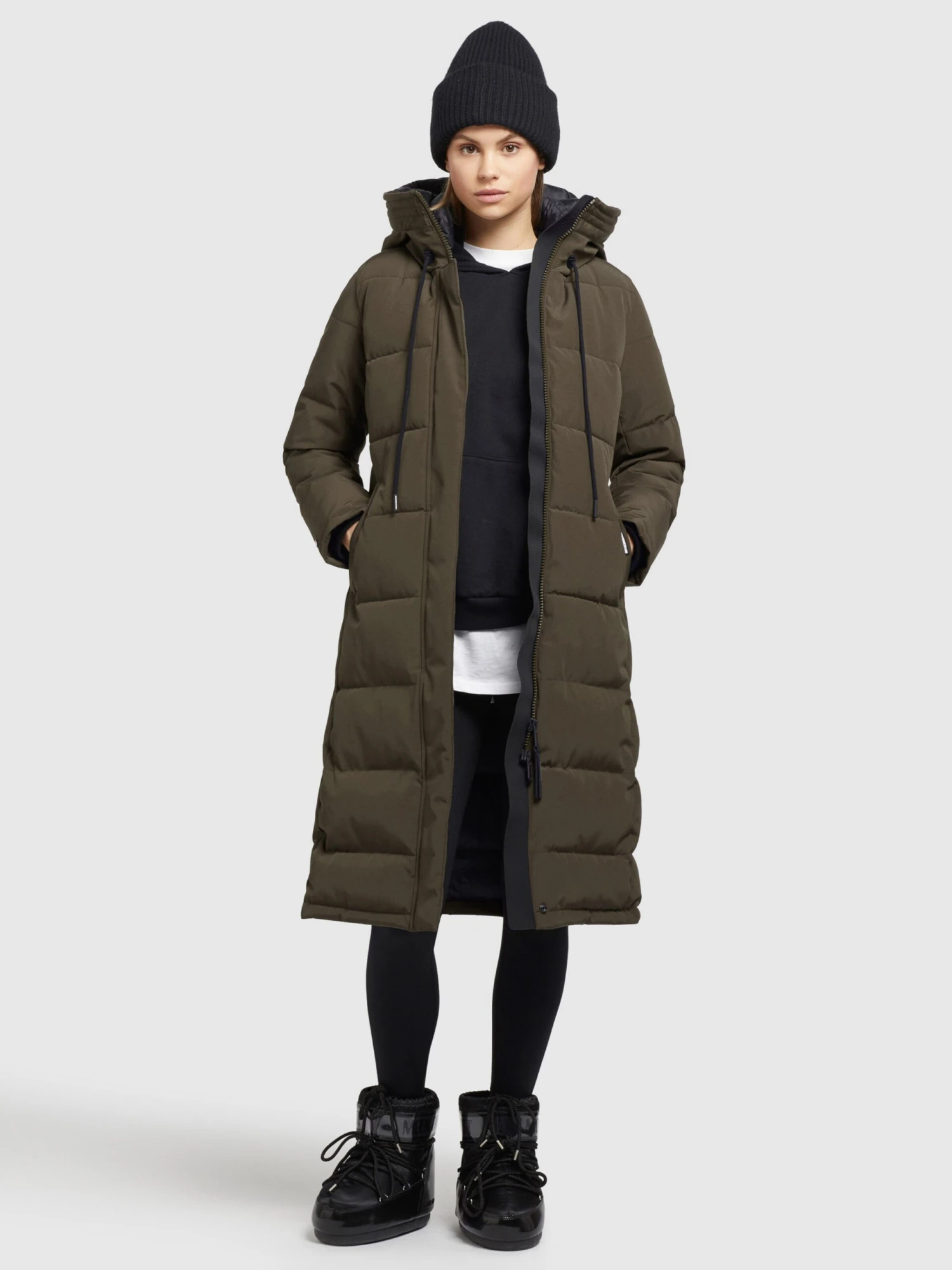 Khujo Wintermantels Wintermantel Rugg Dames Olijfgroen 3 Khujo Wintermantels Wintermantel Rugg Dames Olijfgroen - Image 3