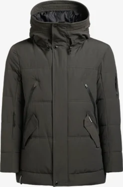 Khujo Winterjassen Winterjas Fank Heren Donkergroen