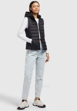 Khujo Fabia Matt - Bodywarmer - Schwarz -Kleding Verkoop 7aeaad12836a42d7b887c2763409b16d