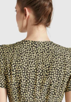 Khujo Blousejurken Blousejurk Porgy Dames Pasteelgeel / Zwart -Kleding Verkoop 7ba28fc11f32b953027d25a1006b75fa scaled