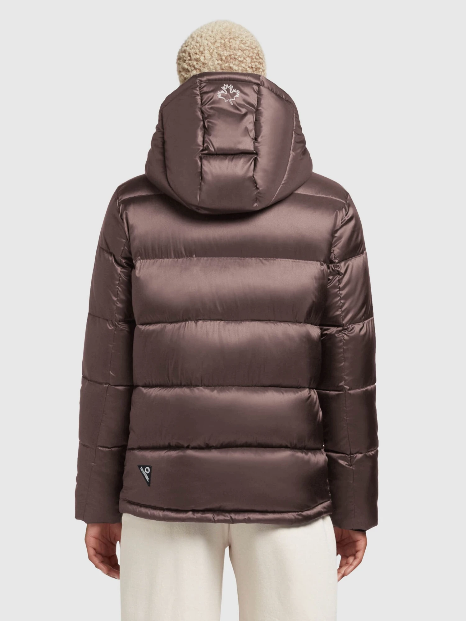 Khujo Winterjassen Winterjas Evona Dames Taupe 4 Khujo Winterjassen Winterjas Evona Dames Taupe - Image 4