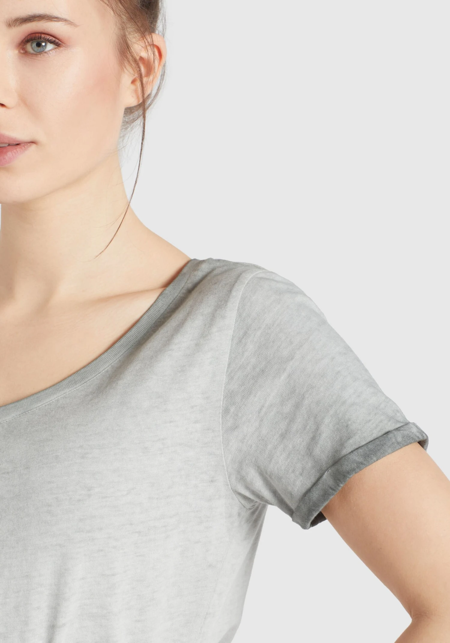 Khujo T-shirts Shirt Baru Dames Grijs 6 Khujo T-shirts Shirt Baru Dames Grijs - Image 6