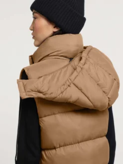 Khujo Bodywarmers Bodywarmer Eden Dames Lichtbruin -Kleding Verkoop 800065465832a66f8141de81cfd3453a scaled