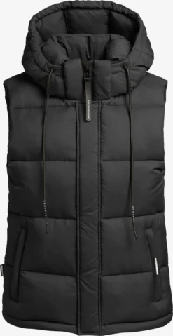 Khujo Bodywarmers Bodywarmer Eden Dames Zwart