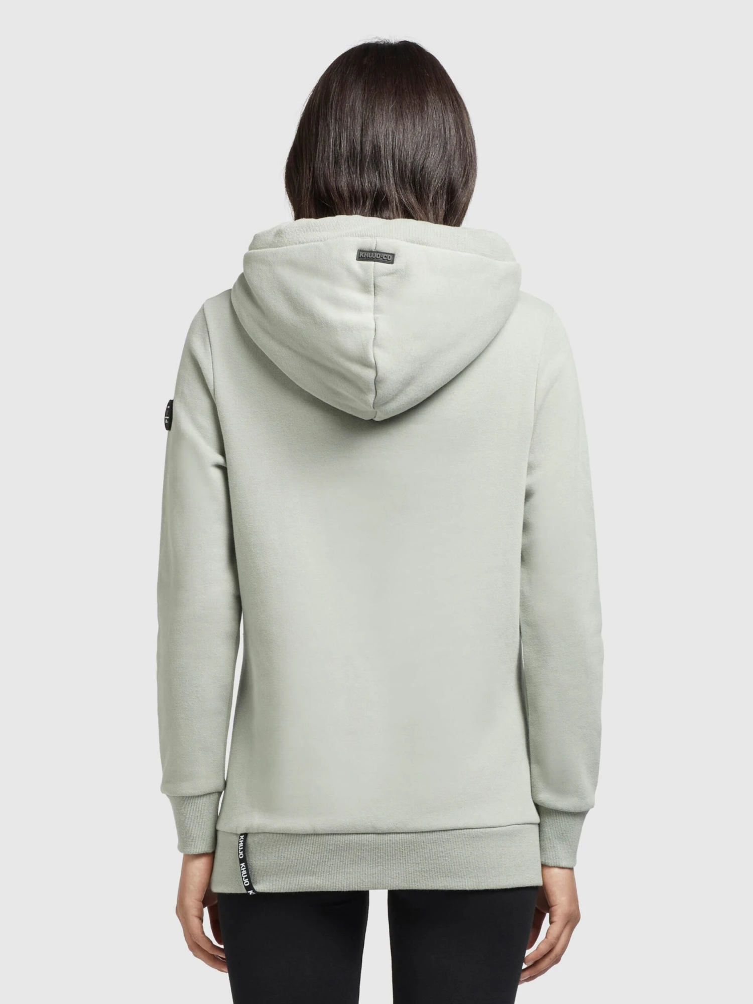 Khujo Hoodies Sweatshirt Karima Dames Mintgroen 4 Khujo Hoodies Sweatshirt Karima Dames Mintgroen - Image 4