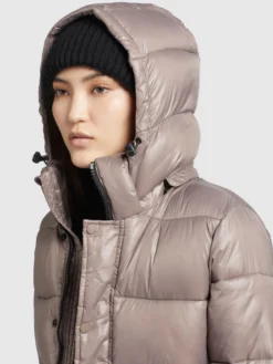 Khujo Winterjassen Winterjas Gerda Shiny Dames Beige -Kleding Verkoop 86f1630d904918f0c94f73808539c90b scaled