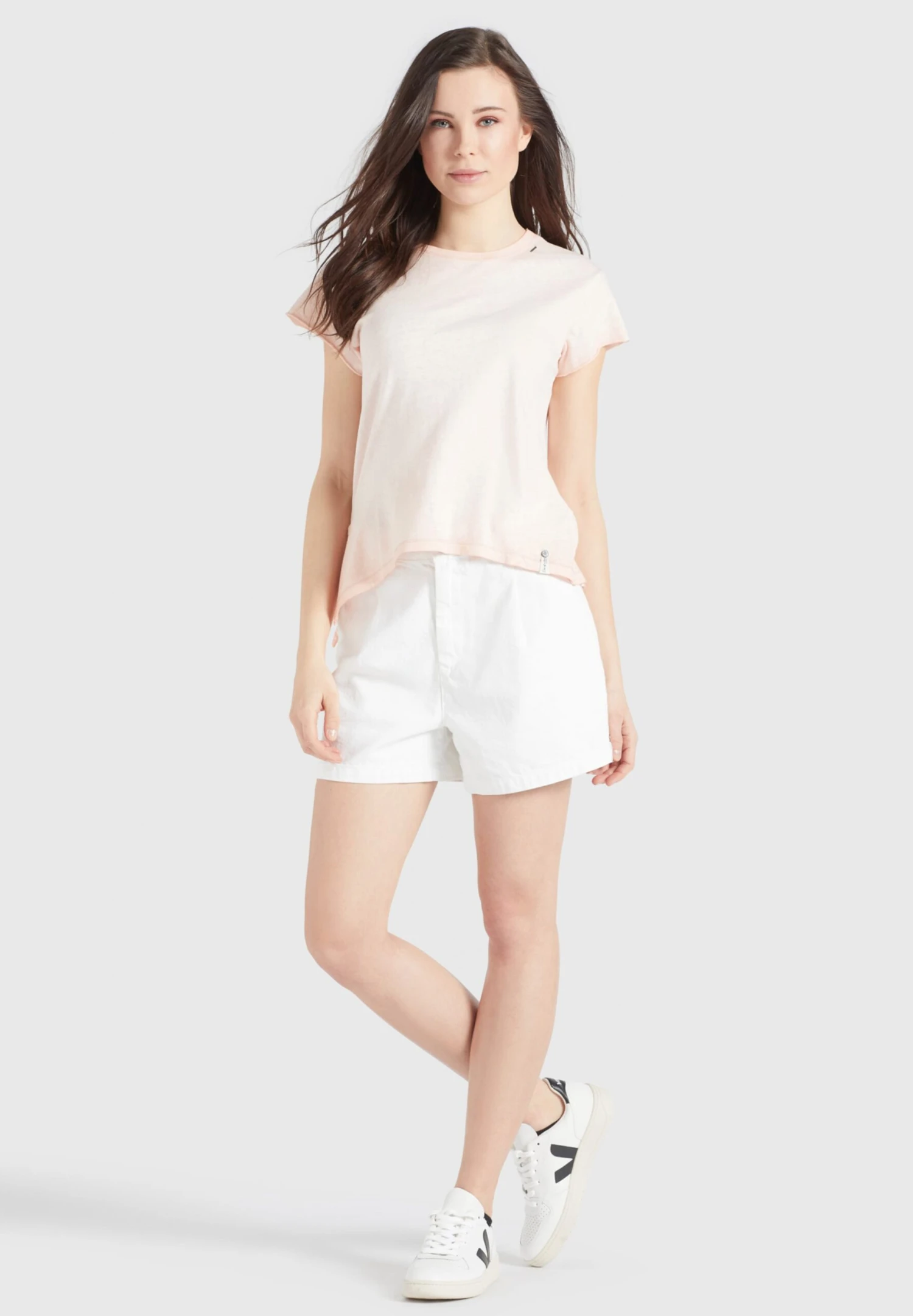 Khujo T-shirts Shirt Matama Dames Poederroze 3 Khujo T-shirts Shirt Matama Dames Poederroze - Image 3