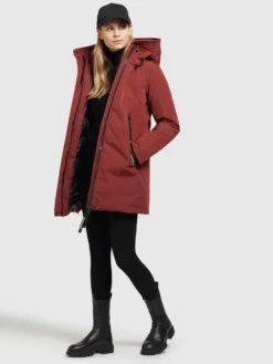 Khujo Winterjassen Winterjas Viona 3 Dames Roestrood -Kleding Verkoop 8831c16c32f5c16c1f5f482608546e47 scaled