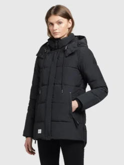 Khujo Winterjassen Winterjas Eunice Dames Zwart -Kleding Verkoop 8932686814d8763e76f20ebfe671ef88 scaled