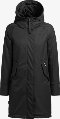 Khujo Parkas Tussenparka Dames Zwart
