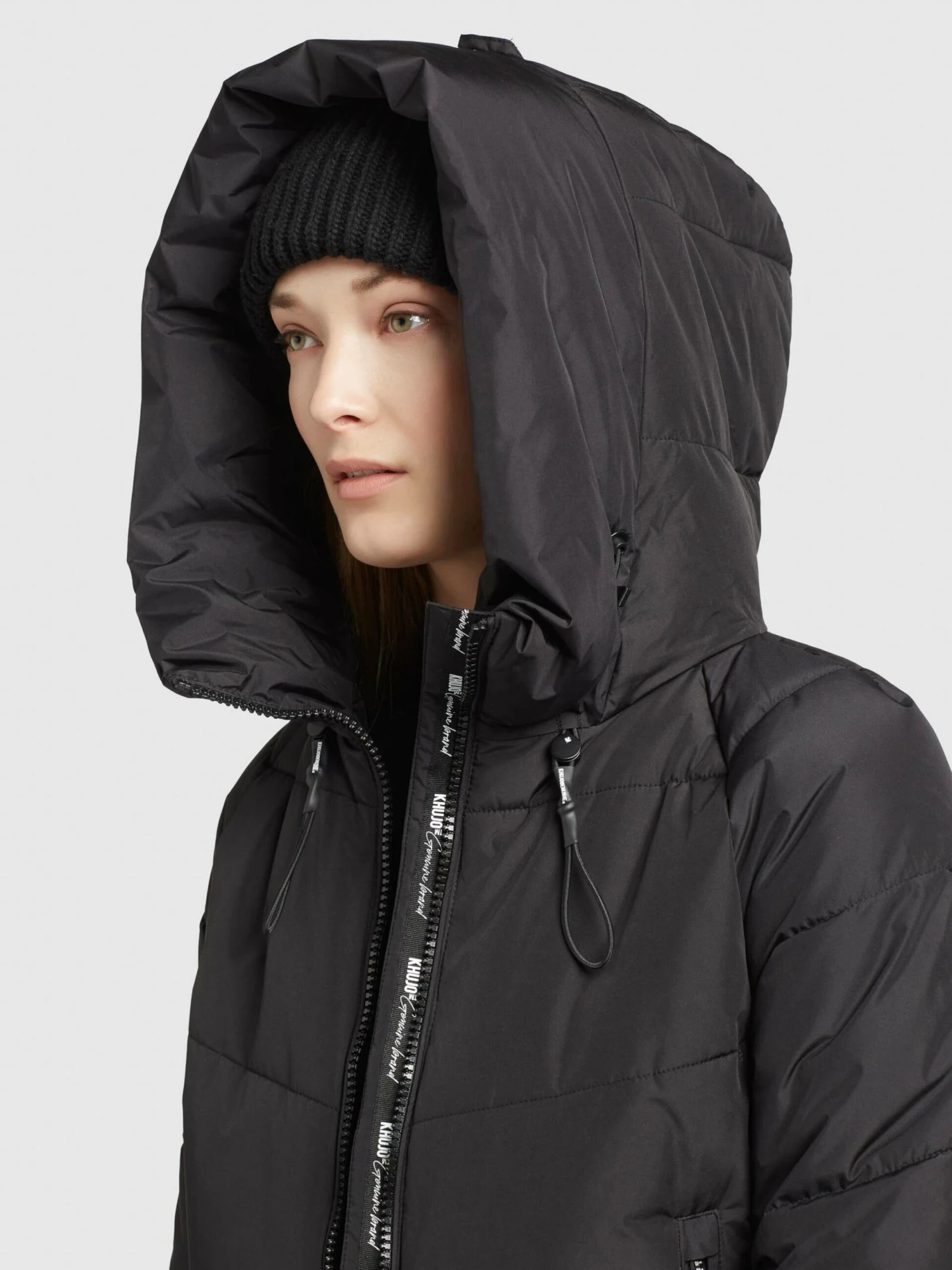 Khujo Winterjassen Winterjas Esila Dames Zwart 6 Khujo Winterjassen Winterjas Esila Dames Zwart - Image 6