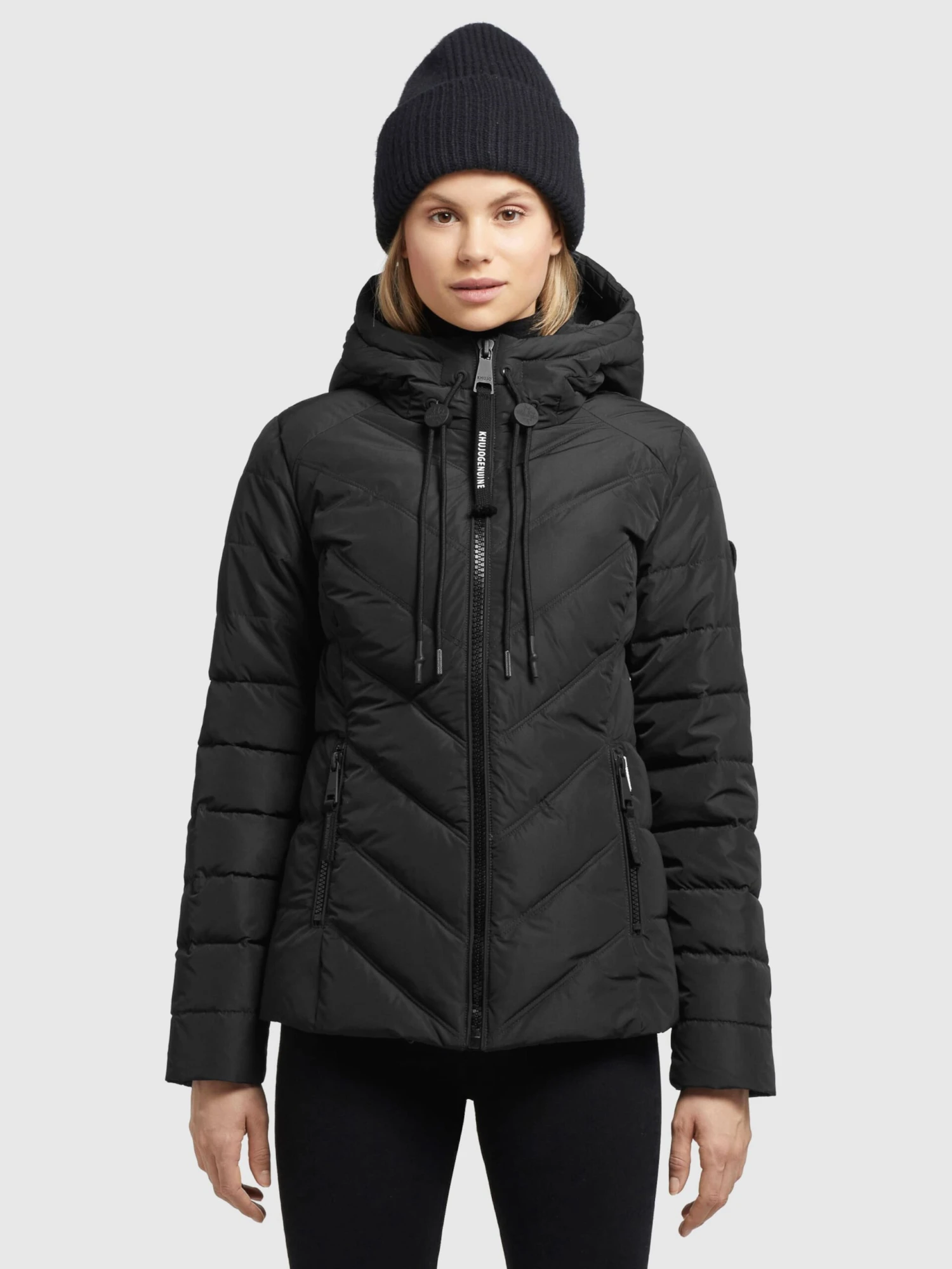 Khujo Tussenjassen Tussenjas Stern Dames Zwart 2 Khujo Tussenjassen Tussenjas Stern Dames Zwart - Image 2