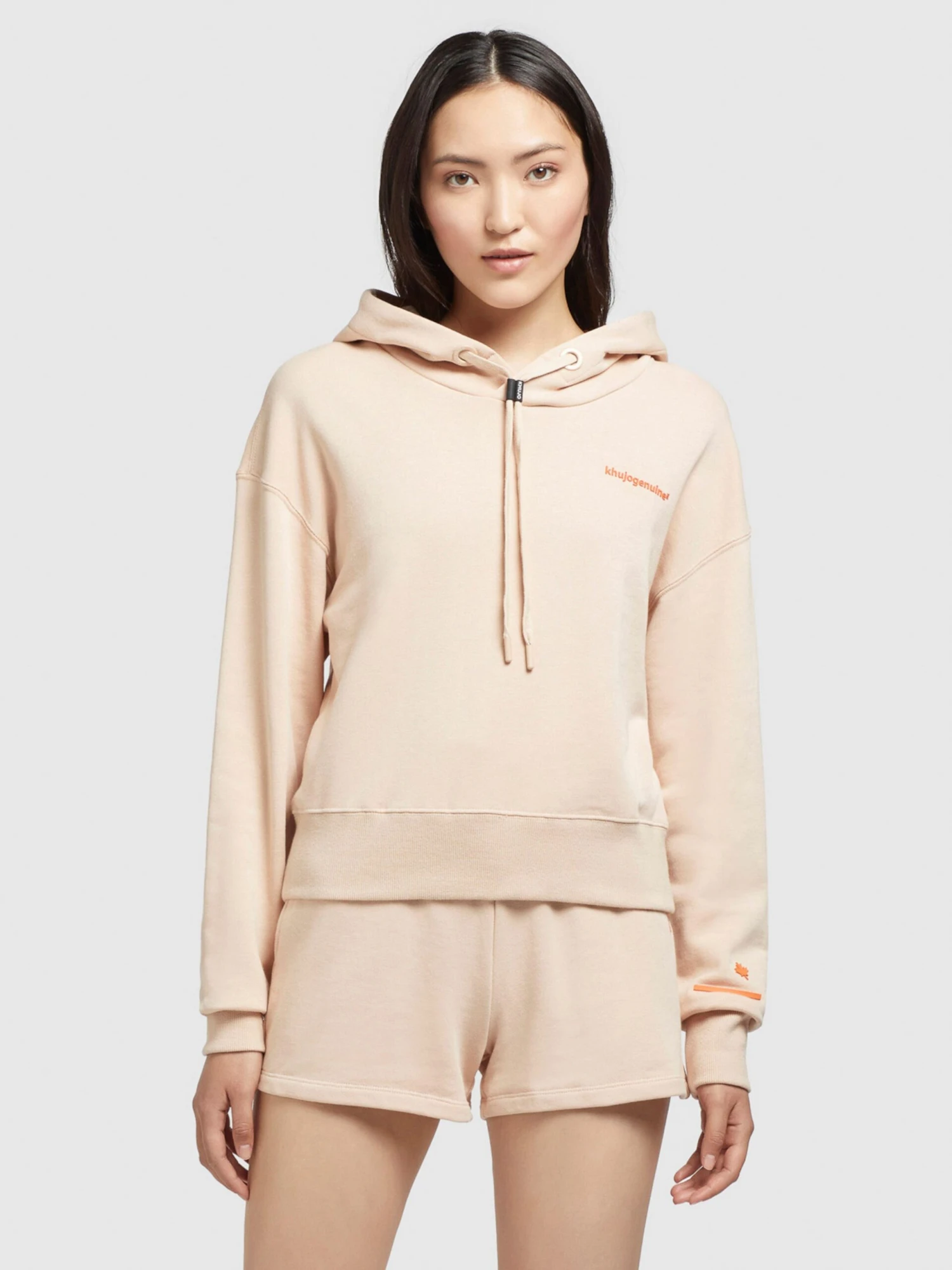 Khujo Longsleeves Shirt Dalia Dames Abrikoos 2 Khujo Longsleeves Shirt Dalia Dames Abrikoos - Image 2