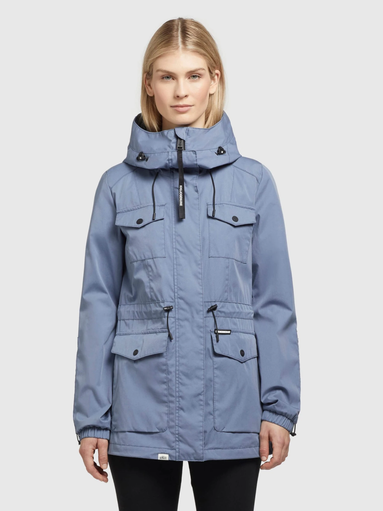 Khujo Parkas Tussenparka ELST Dames Blauw 2 Khujo Parkas Tussenparka ELST Dames Blauw - Image 2