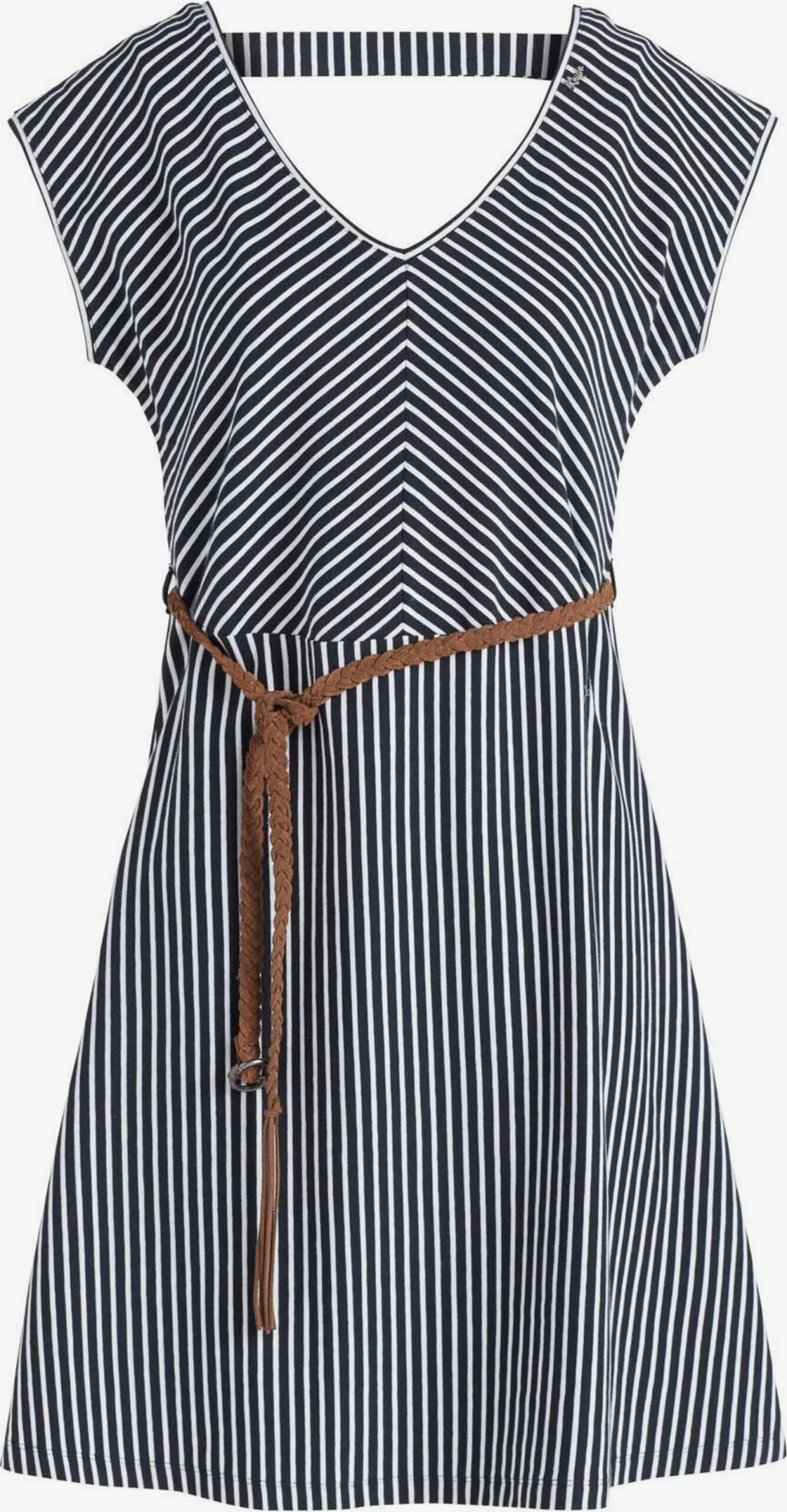 Khujo Jerseyjurken Jurk Leifa Dames Blauw 1 Khujo Jerseyjurken Jurk Leifa Dames Blauw