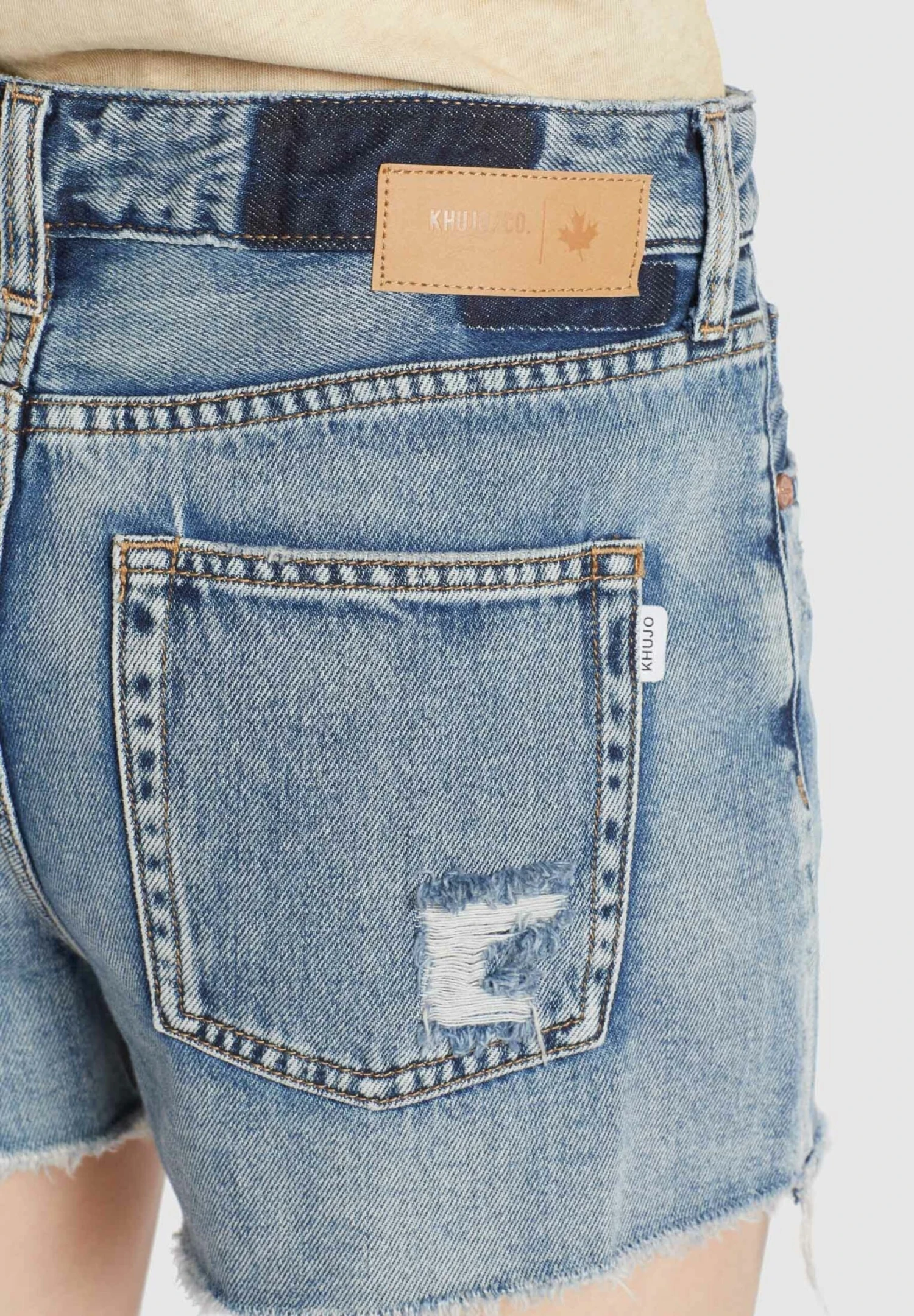 Khujo Denim Shorts Loosefit Jeans Anouk Dames Blauw 8 Khujo Denim Shorts Loosefit Jeans Anouk Dames Blauw - Image 8