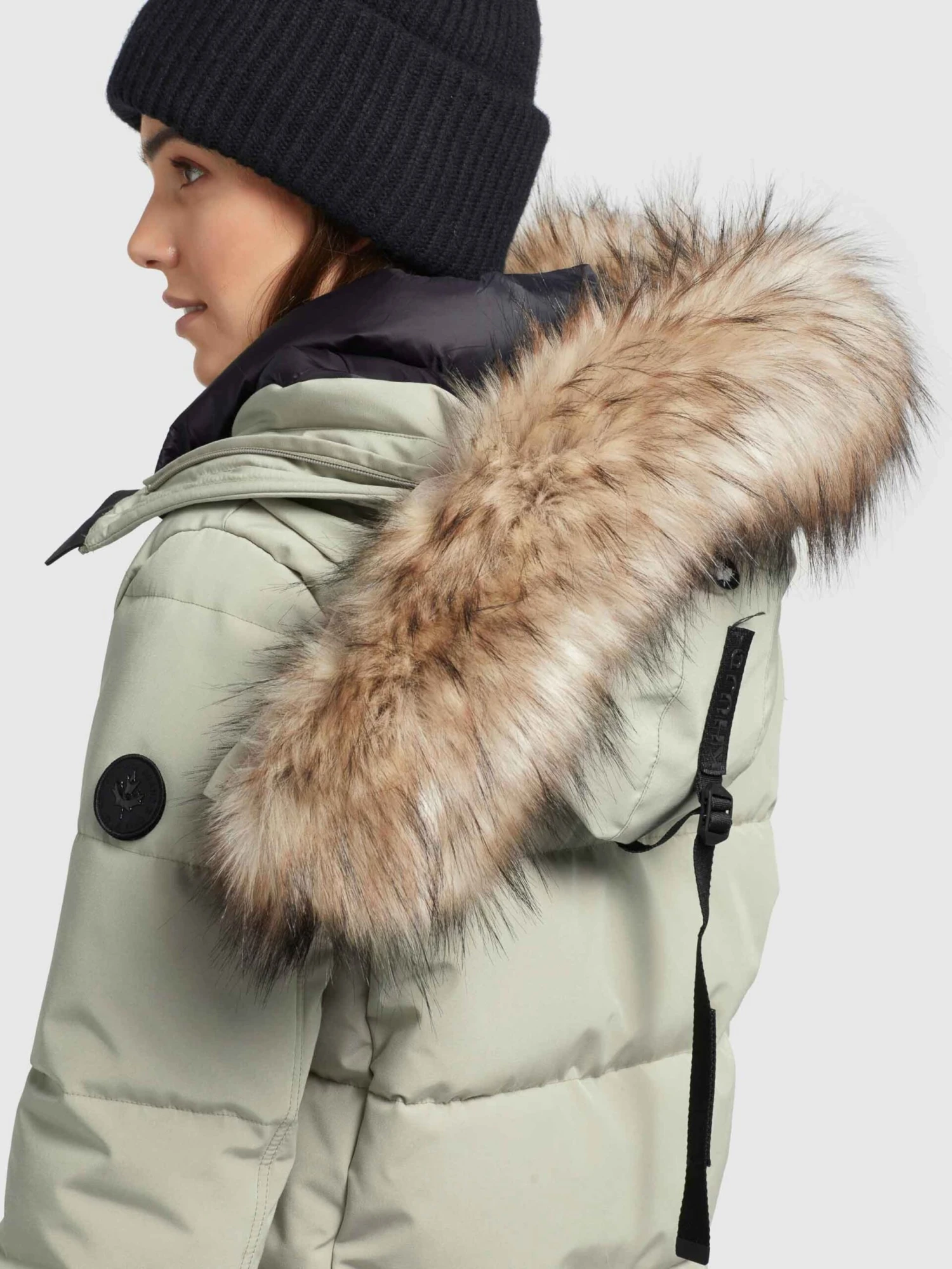 Khujo Wintermantels Wintermantel Cloren Dames Mintgroen 7 Khujo Wintermantels Wintermantel Cloren Dames Mintgroen - Image 7