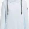 Khujo Hoodies Sweatshirt Rhabea Dames Lichtblauw