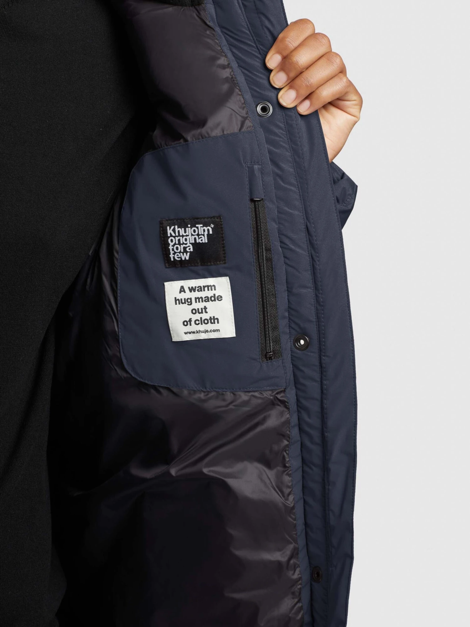 Khujo Wintermantels Wintermantel TIONE Dames Navy 8 Khujo Wintermantels Wintermantel TIONE Dames Navy - Image 8