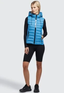 Khujo Fabia Matt - Bodywarmer - Blau -Kleding Verkoop 9e969a98957f49a69d88234ac5979034