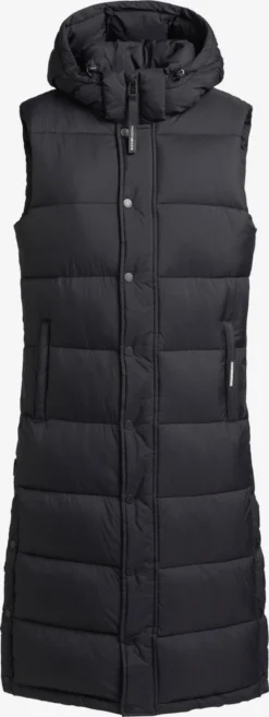 Khujo Bodywarmers Bodywarmer Magneta Dames Zwart