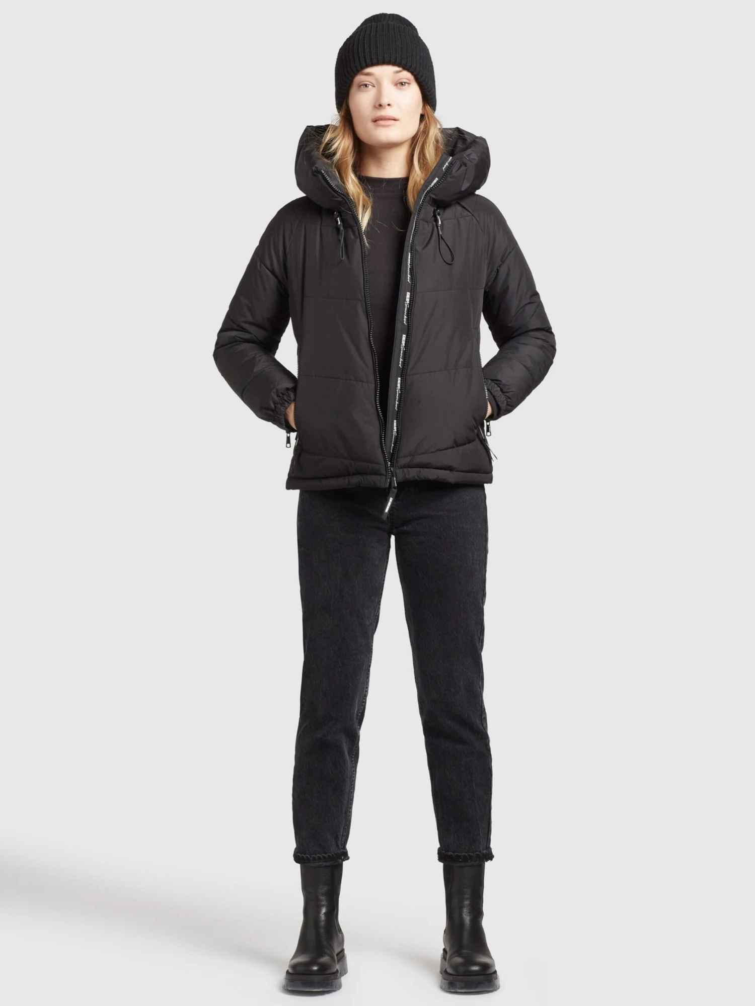 Khujo Winterjassen Winterjas Esila Dames Zwart 3 Khujo Winterjassen Winterjas Esila Dames Zwart - Image 3