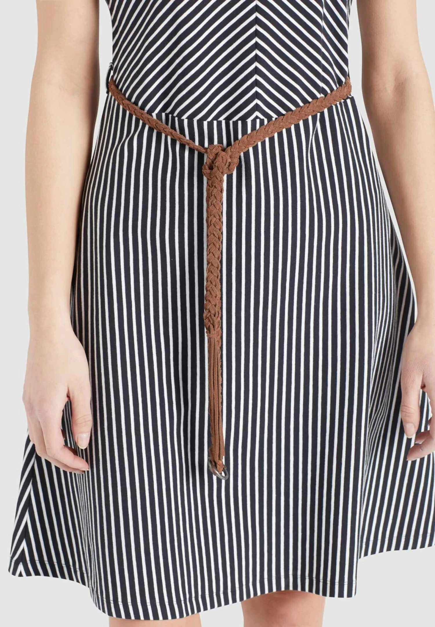 Khujo Jerseyjurken Jurk Leifa Dames Blauw 5 Khujo Jerseyjurken Jurk Leifa Dames Blauw - Image 5