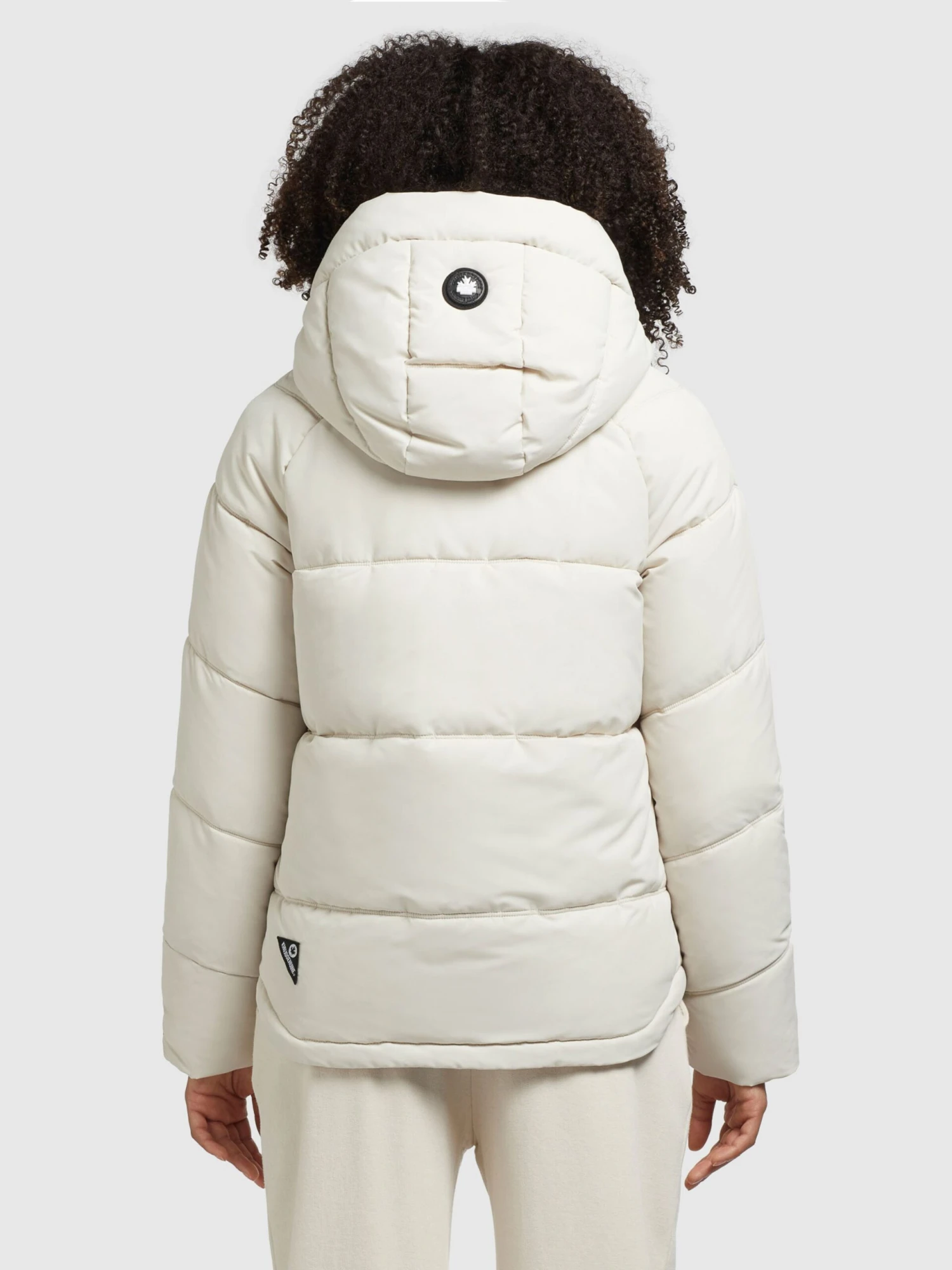 Khujo Winterjassen Winterjas Monty 2 Dames Offwhite 4 Khujo Winterjassen Winterjas Monty 2 Dames Offwhite - Image 4