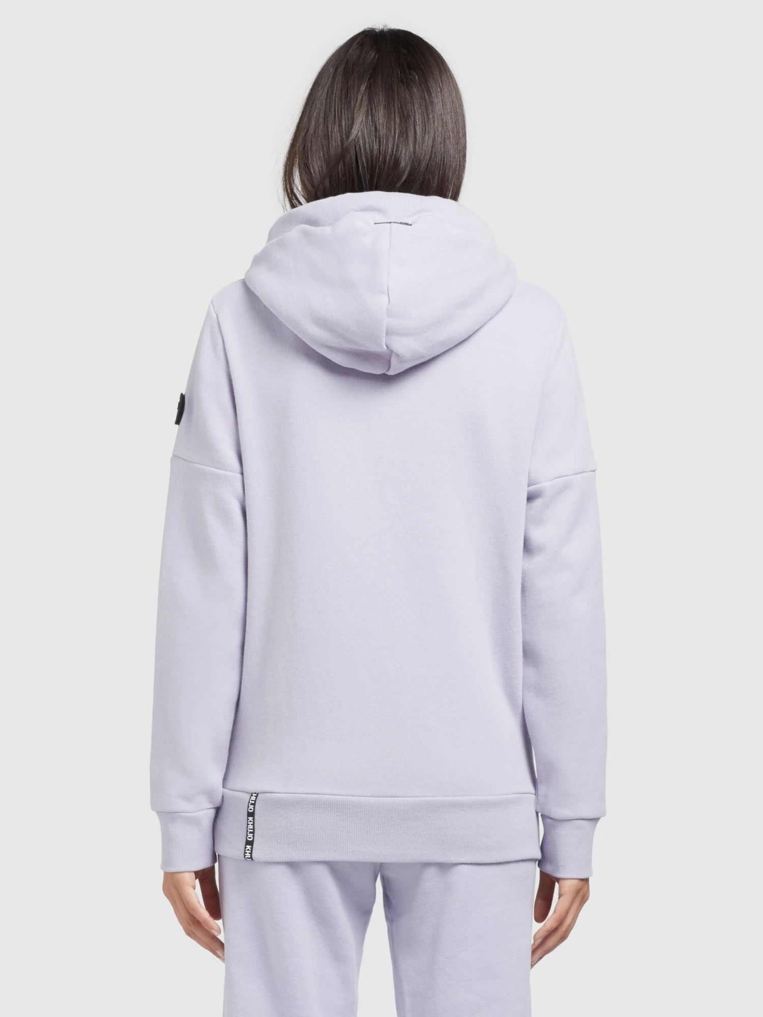 Khujo Hoodies Sweatshirt Rhabea Dames Lavendel 4 Khujo Hoodies Sweatshirt Rhabea Dames Lavendel - Image 4