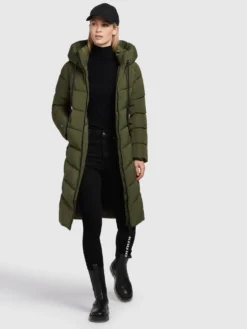 Khujo Tussenmantels Tussenmantel Klayd Dames Olijfgroen -Kleding Verkoop ad147a2b143301d719530321493c523e scaled