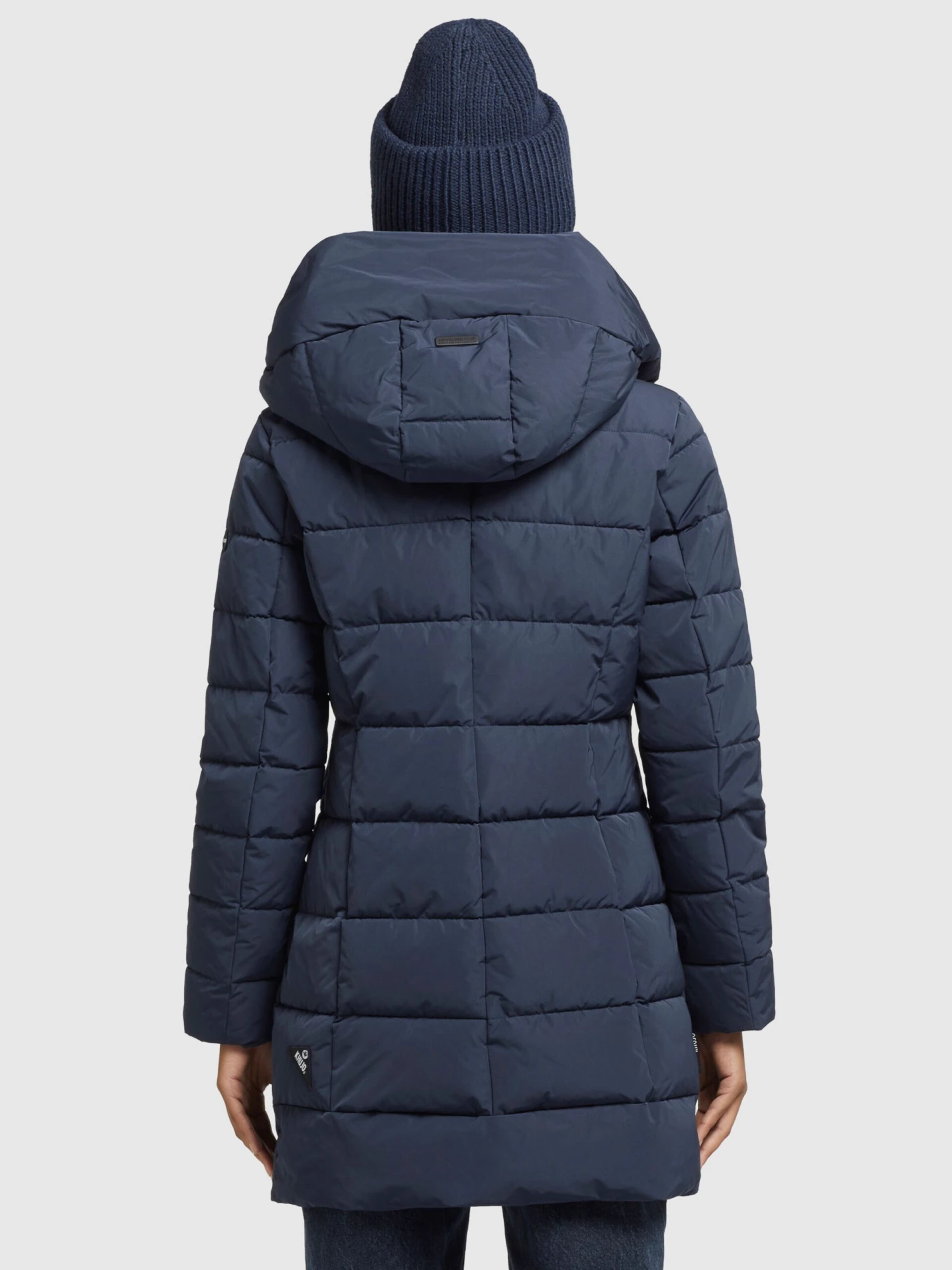 Khujo Korte Mantels Wintermantel Floyt Dames Donkerblauw 4 Khujo Korte Mantels Wintermantel Floyt Dames Donkerblauw - Image 4