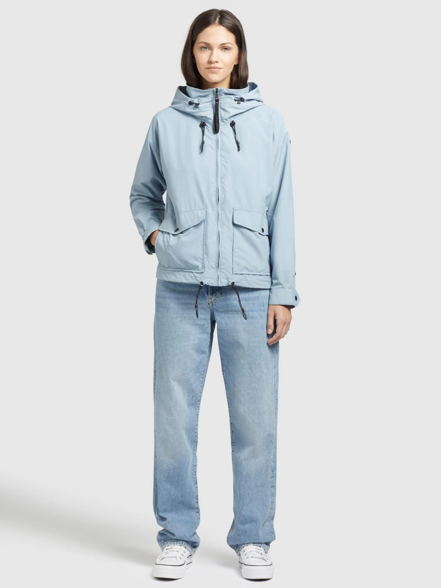 Khujo Tussenjassen Tussenjas BLAIR Dames Lichtblauw 4 Khujo Tussenjassen Tussenjas BLAIR Dames Lichtblauw - Image 4