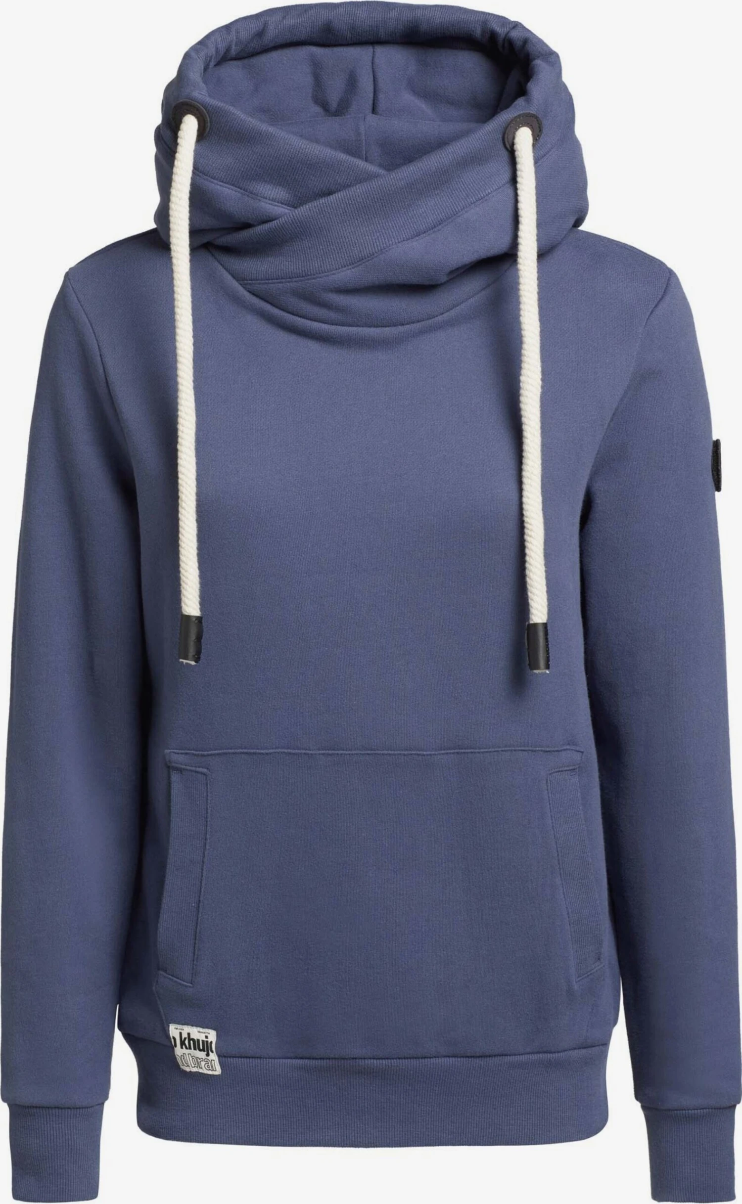 Khujo Hoodies Sweatshirt Rhabea Dames Blauw 1 Khujo Hoodies Sweatshirt Rhabea Dames Blauw