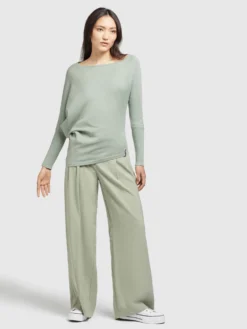 Khujo Fijngebreide Truien Trui Shea Dames Mintgroen -Kleding Verkoop b0646e306f94df4b33cae1938a501345 scaled