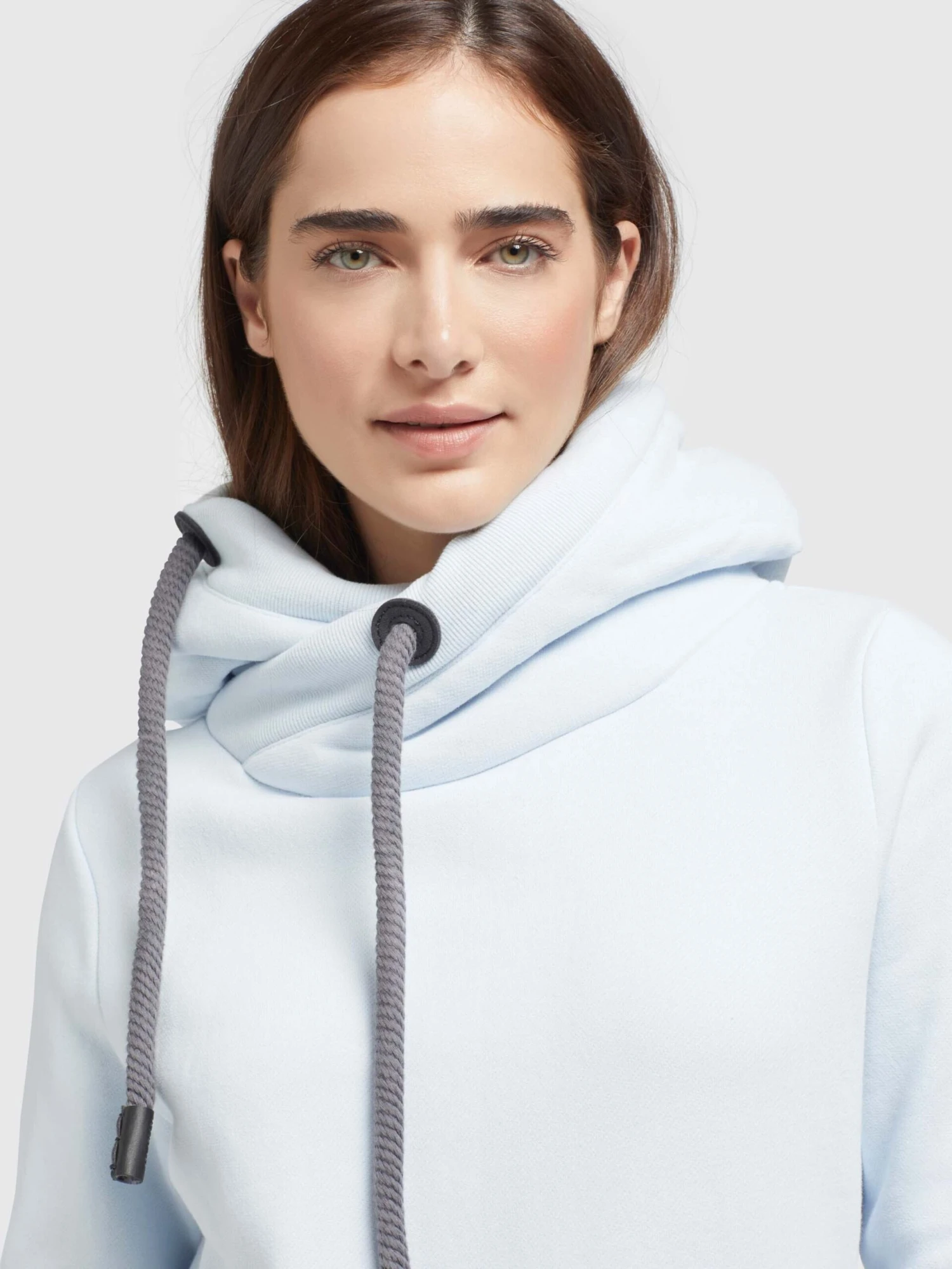 Khujo Hoodies Sweatshirt Karima Dames Lichtblauw 7 Khujo Hoodies Sweatshirt Karima Dames Lichtblauw - Image 7