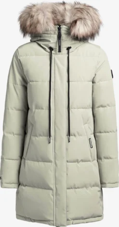 Khujo Wintermantels Wintermantel Cloren Dames Mintgroen