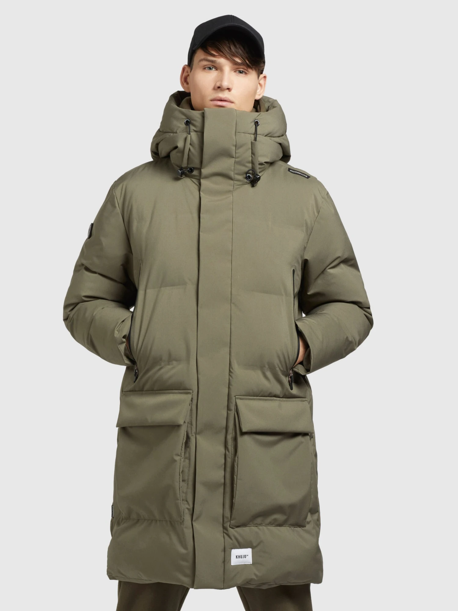Khujo Wintermantels Winterjas Slow Heren Olijfgroen 2 Khujo Wintermantels Winterjas Slow Heren Olijfgroen - Image 2