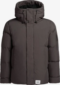 Khujo Winterjassen Winterjas Cann Heren Donkergrijs