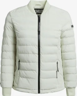 Khujo Tussenjassen Tussenjas MAUDE MATT Dames Groen