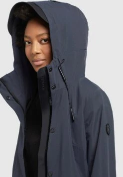 Khujo Izaf - Regenjas - Dunkelblau -Kleding Verkoop c554347307e5449087fa0b6411a889a0