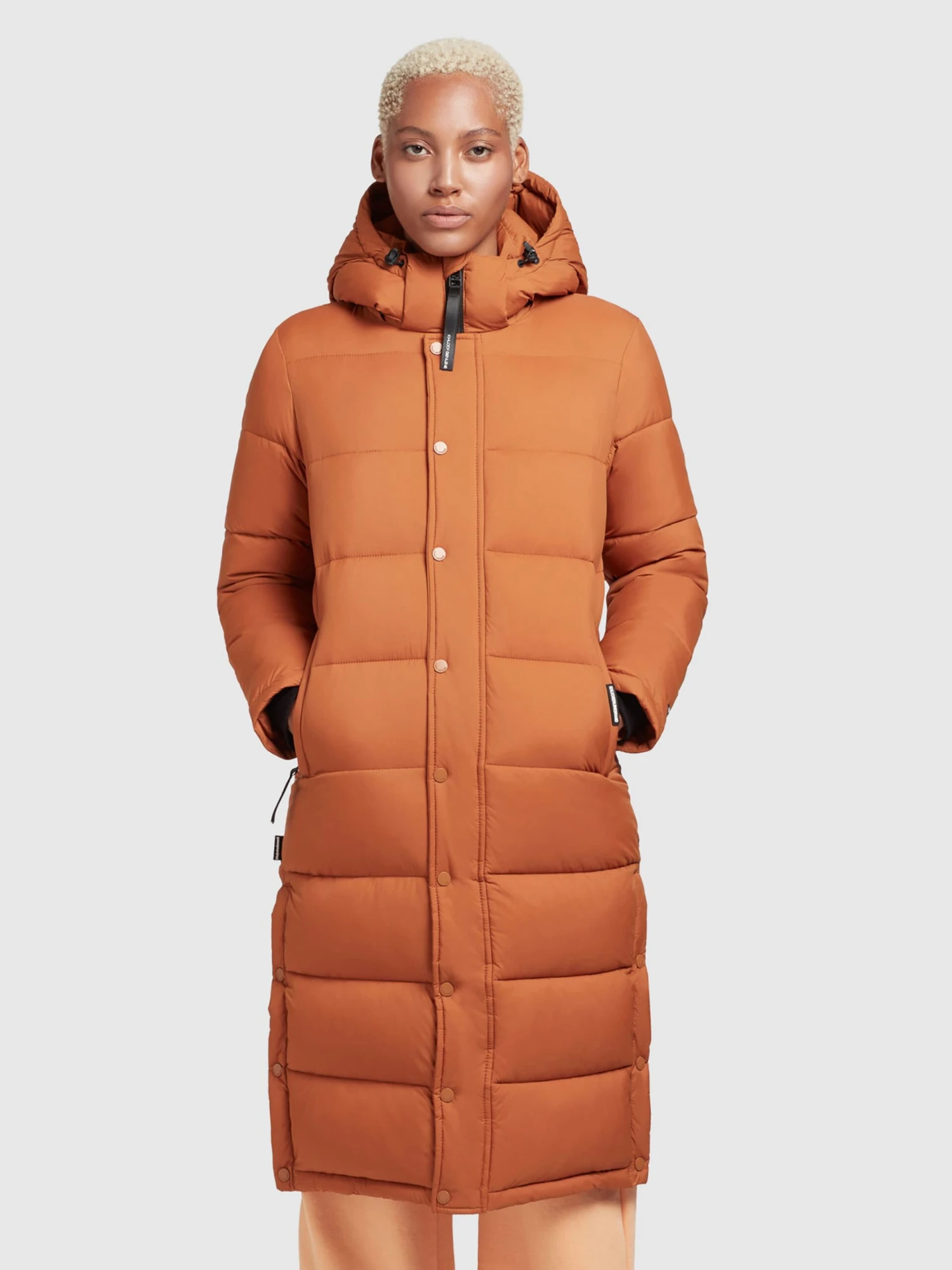 Khujo Wintermantels Wintermantel Corinna Dames Cognac 2 Khujo Wintermantels Wintermantel Corinna Dames Cognac - Image 2