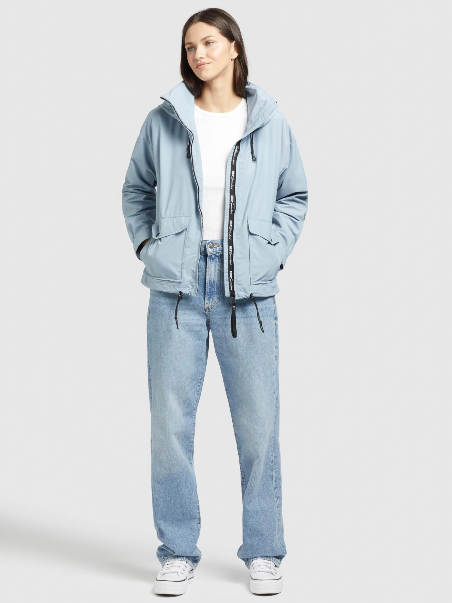 Khujo Tussenjassen Tussenjas BLAIR Dames Lichtblauw 2 Khujo Tussenjassen Tussenjas BLAIR Dames Lichtblauw - Image 2