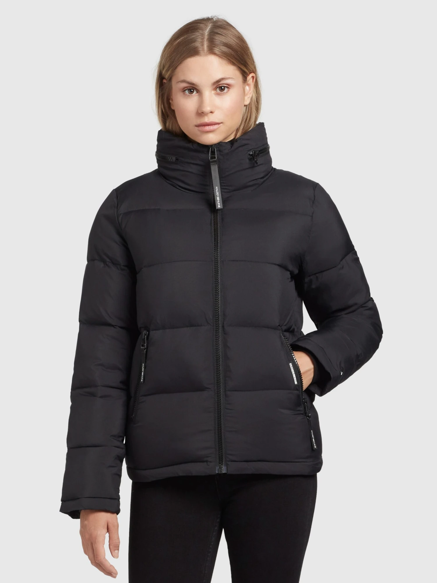 Khujo Winterjassen Winterjas Blondie Matt Dames Zwart 2 Khujo Winterjassen Winterjas Blondie Matt Dames Zwart - Image 2