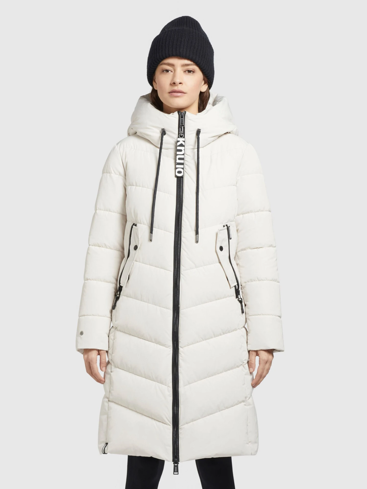 Khujo Tussenmantels Tussenmantel Klayd Dames Offwhite 2 Khujo Tussenmantels Tussenmantel Klayd Dames Offwhite - Image 2