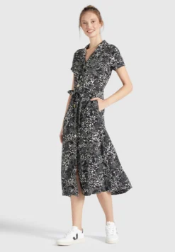 Khujo Blousejurken Blousejurk Goya Dames Zwart -Kleding Verkoop cf81c46d4d12f82166d0fad553568cce scaled