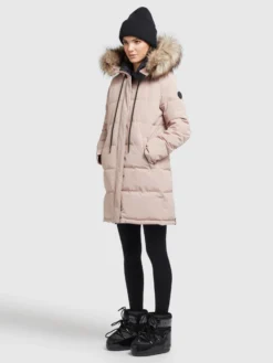 Khujo Wintermantels Wintermantel Cloren Dames Rosa -Kleding Verkoop d17106407e71536dd4524abda5a299de scaled