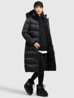 Khujo Wintermantels Wintermantel Julina Dames Zwart -Kleding Verkoop d221a7c93dfb45511367ed8336209c6d scaled
